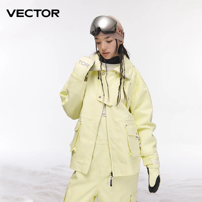 Women Fashion Vector - VECTOR kowbojska kurtka narciarska damska męska