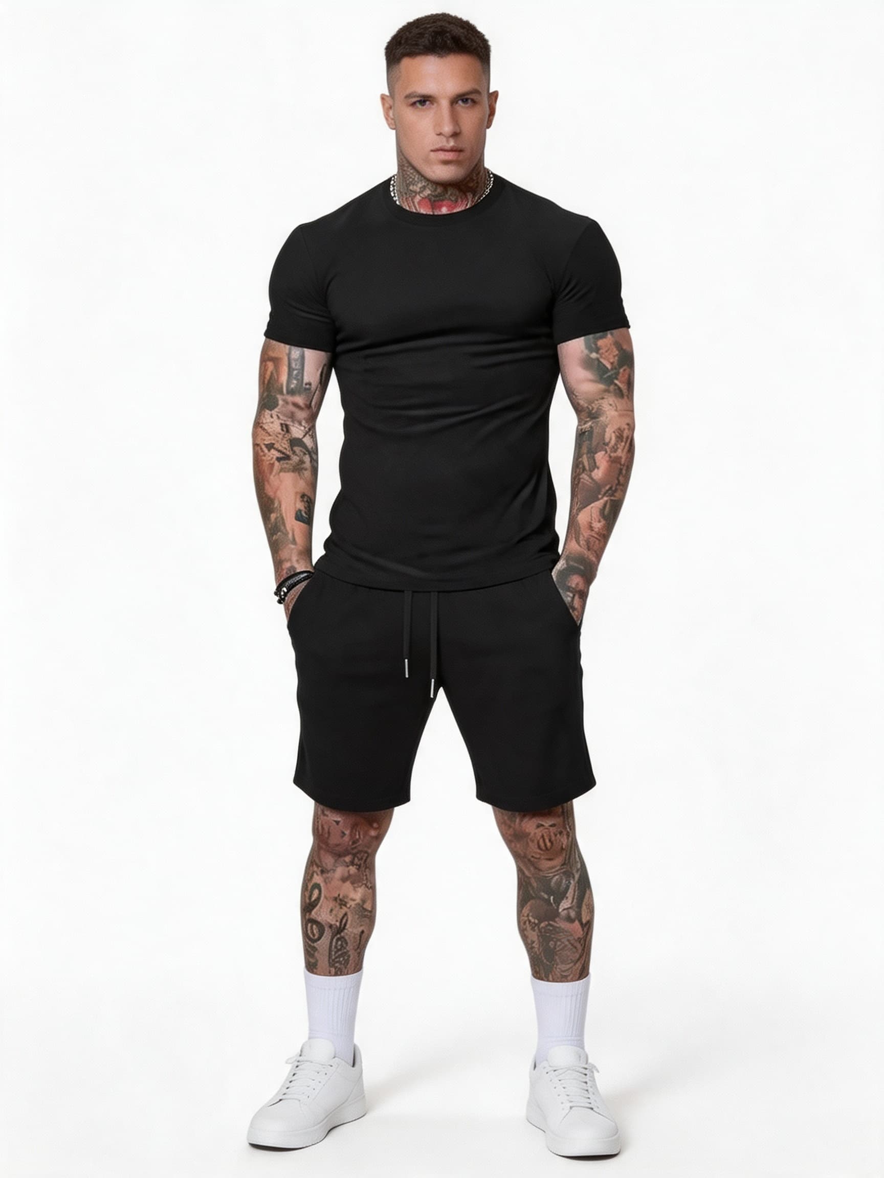 Women And Men Fashion - Modny letni, sportowy komplet damski na