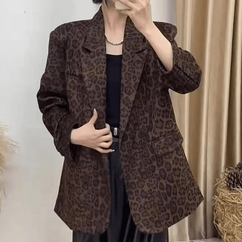 Odzież damska Wiosna Jesień Ko – Blazer Women Oversized recenzja i cena