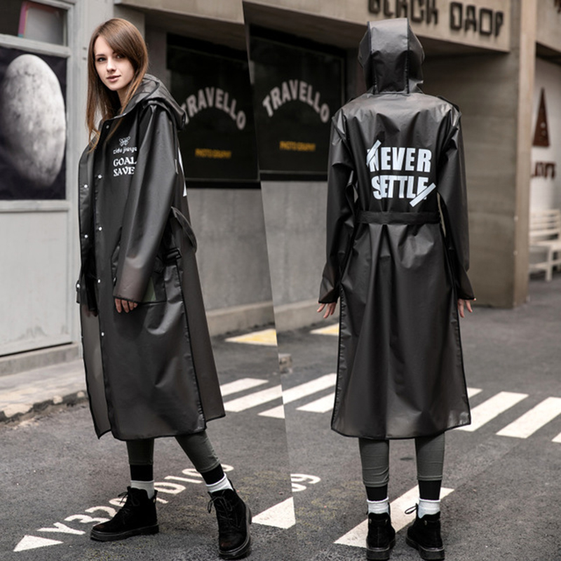 Długi płaszcz przeciwdeszczowy – Women'S Fashion Raincoat recenzja i cena