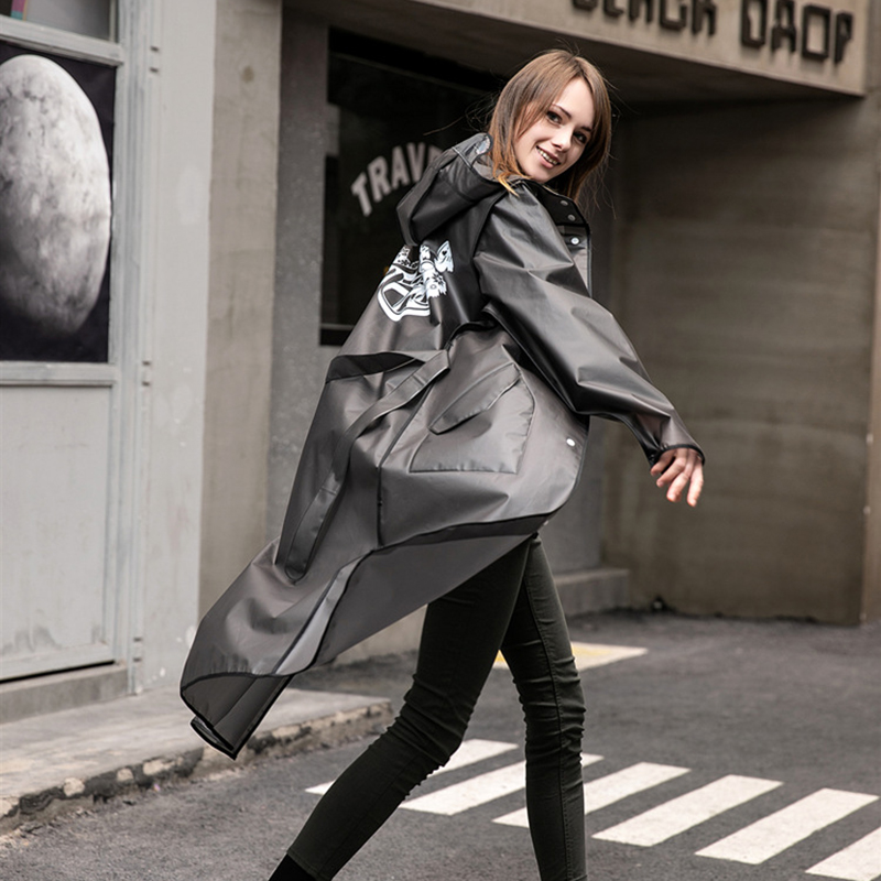 Długi płaszcz przeciwdeszczowy – Women'S Fashion Raincoat recenzja i cena