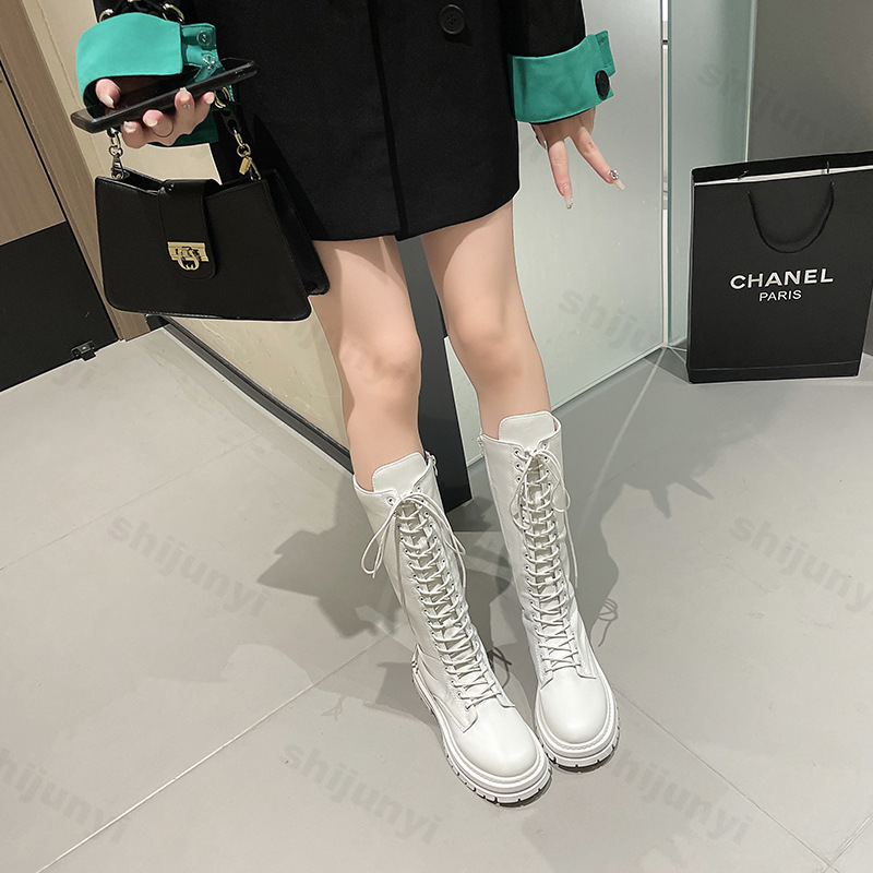 Damskie kozaki rycerskie na pl – Women'S Fashion Leather Boots recenzja i cena