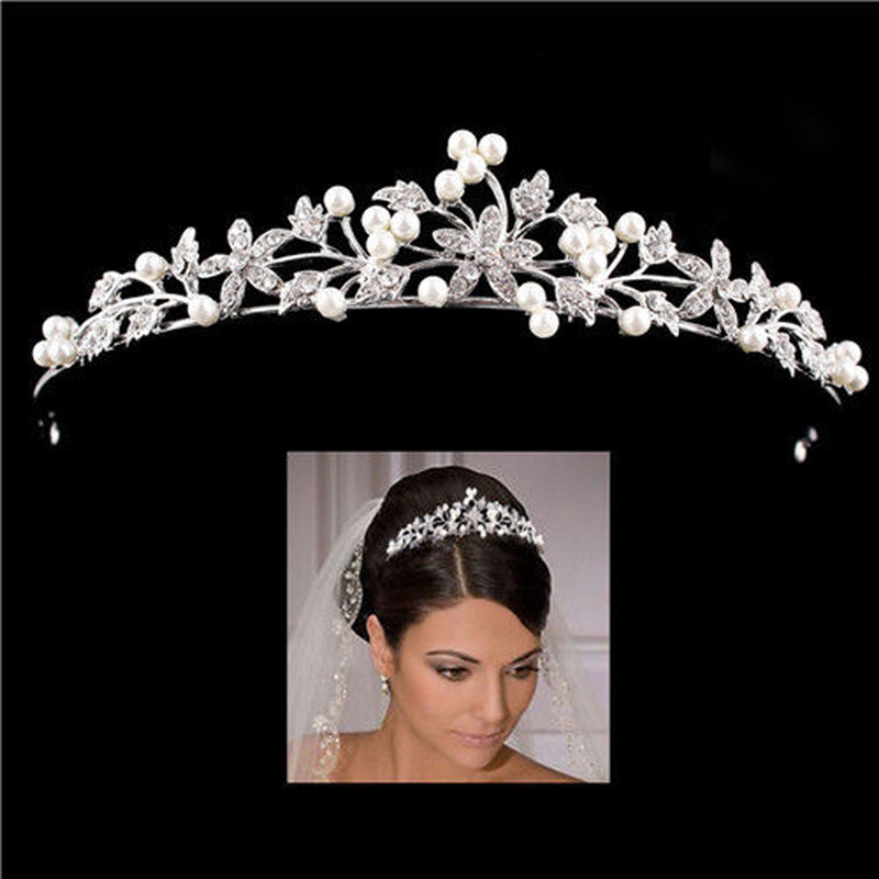 Kryształowa tiara ślubna do wł – Women Fashion Style recenzja i cena