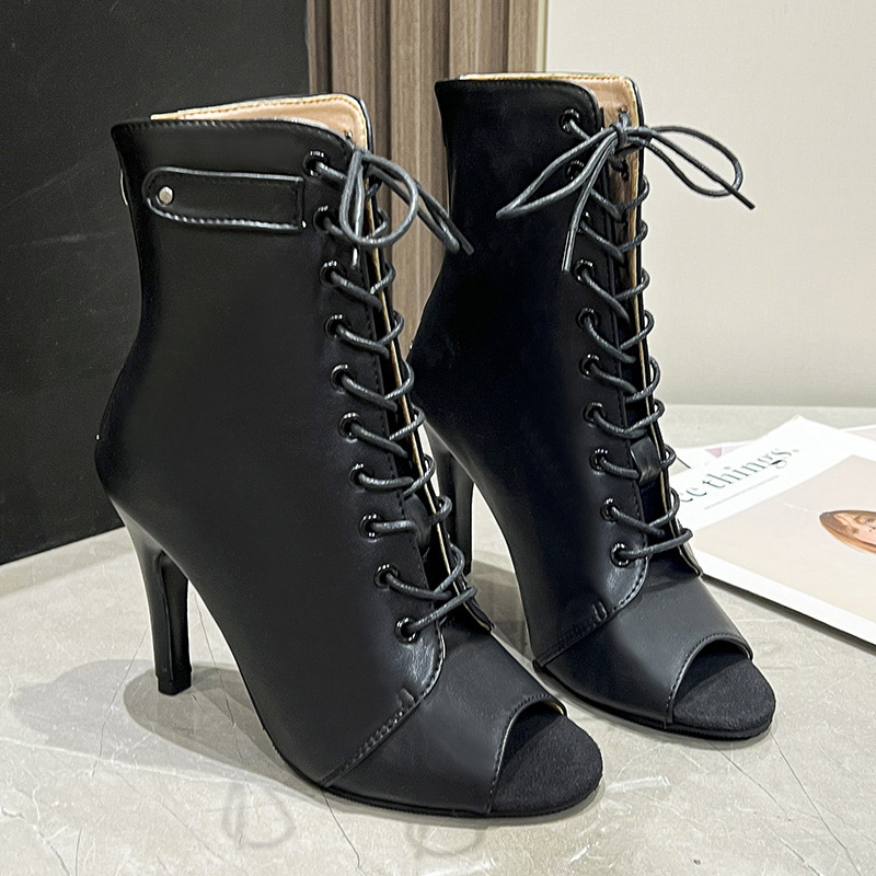 Nowe damskie sandały Baotou, c – Women'S Fashion Leather Boots recenzja i cena