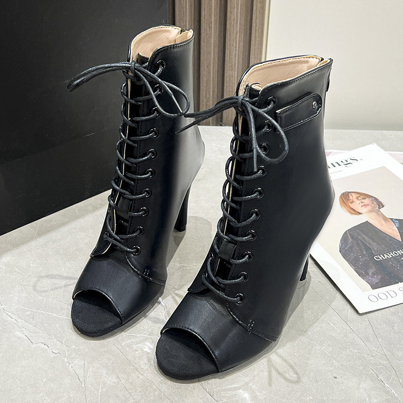 Nowe damskie sandały Baotou, c – Women'S Fashion Leather Boots recenzja i cena