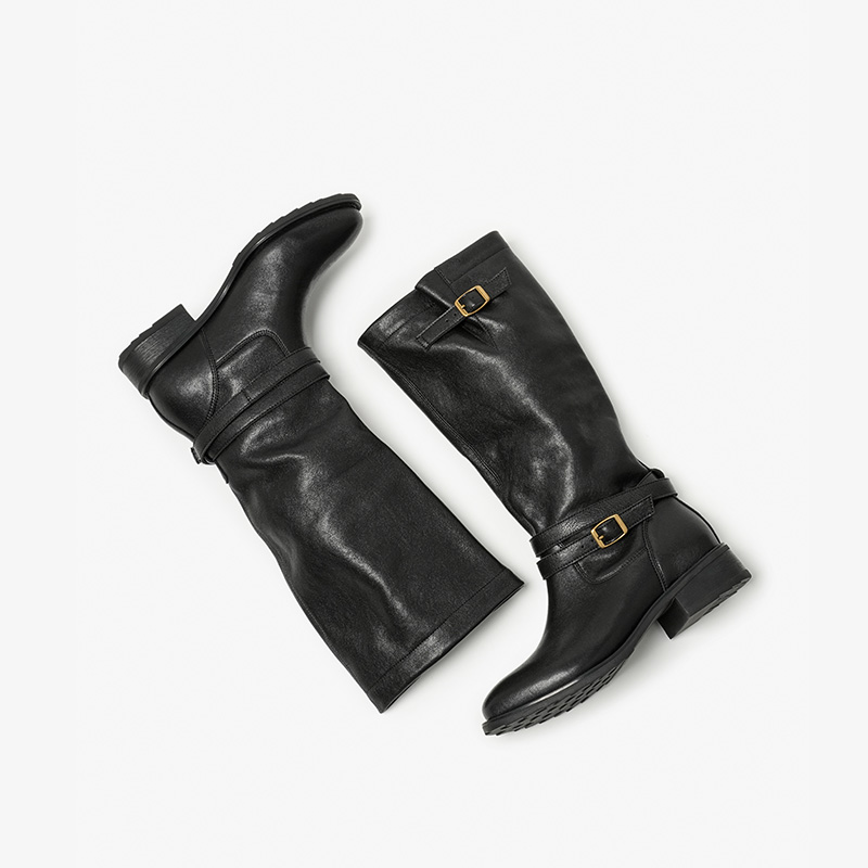 BEAUTODAY Długie Kozaki Damski – Women'S Fashion Leather Boots recenzja i cena