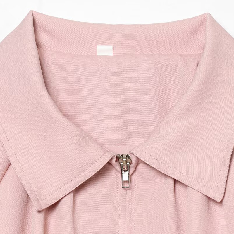 HXAO Damska Luźna Różowa Krótk – Women'S Fashion Quarter Zip recenzja i cena