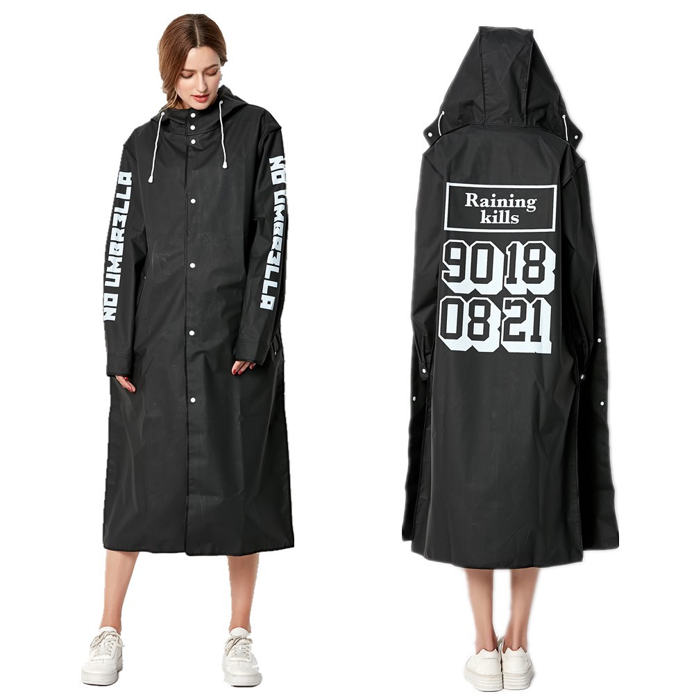 Nowa moda Duży rozmiar Mężczyź – Women'S Fashion Raincoat recenzja i cena