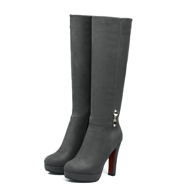 Sztuczny zamsz nubukowy skóra  – Women'S Fashion Leather Boots recenzja i cena