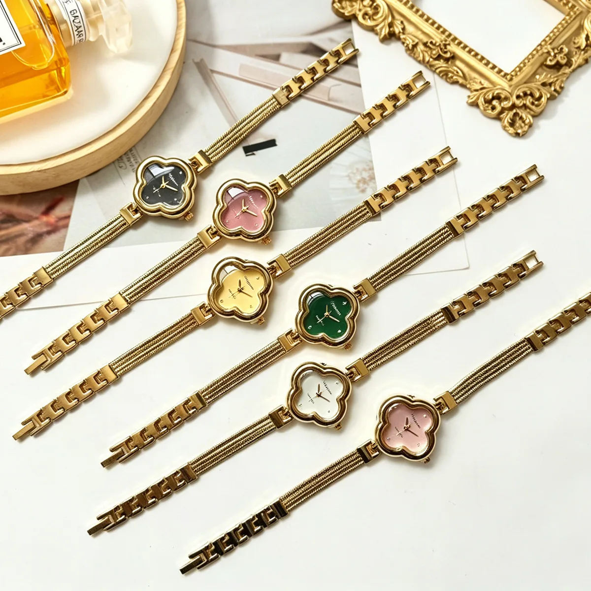 Damski zegarek vintage, złoty, – Women'S Fashion Digital Watch recenzja i cena