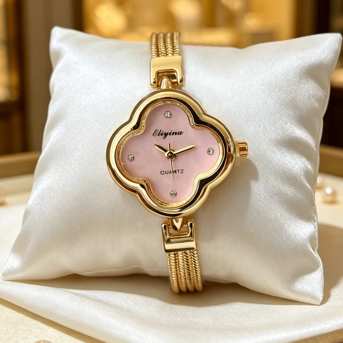 Damski zegarek vintage, złoty, – Women'S Fashion Digital Watch recenzja i cena
