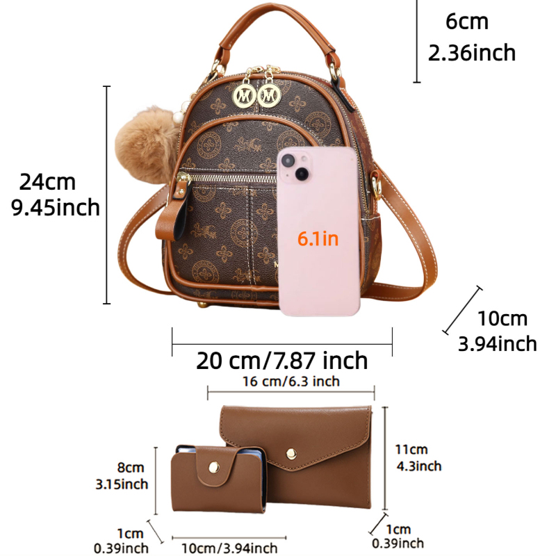 3-częściowy zestaw toreb damsk – Crossbody Bag Women recenzja i cena