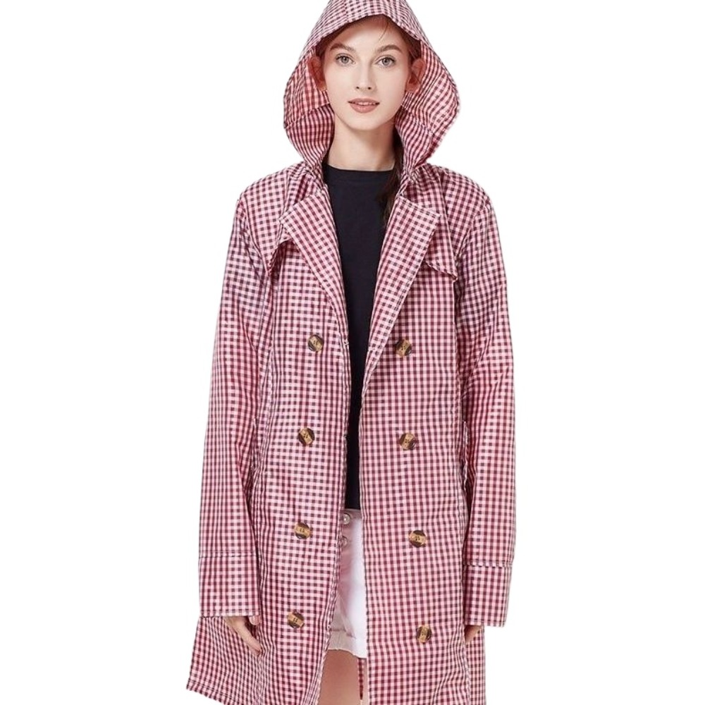 Lekki, wodoodporny płaszcz prz – Women'S Fashion Raincoat recenzja i cena