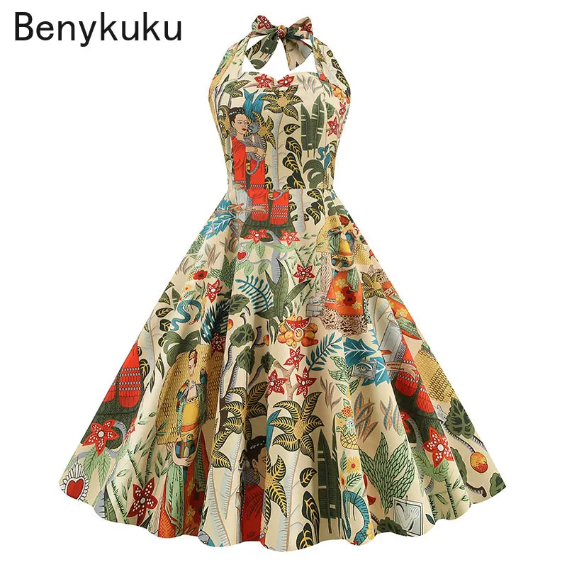 Kobiety letni nadruk 50s 60s s – Women'S Fashion Of The 50S recenzja i cena