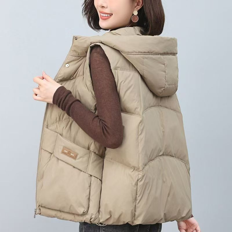 Modna, obszerna kamizelka puch – Puffer Vest Fashion Women recenzja i cena