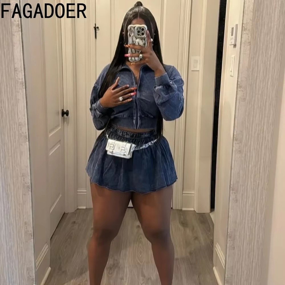 FAGADOER Jakość Moda Damska 2- – Women'S Fashion Quarter Zip recenzja i cena