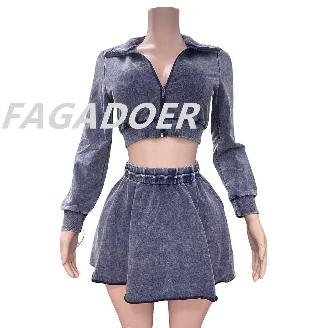 FAGADOER Jakość Moda Damska 2- – Women'S Fashion Quarter Zip recenzja i cena