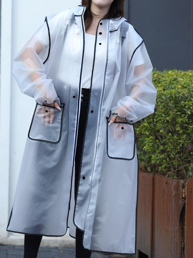Modny, wielofunkcyjny płaszcz  – Women'S Fashion Raincoat recenzja i cena