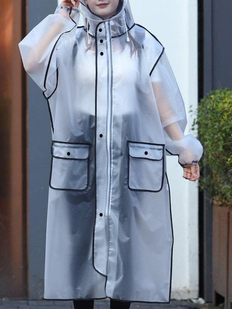 Modny, wielofunkcyjny płaszcz  – Women'S Fashion Raincoat recenzja i cena