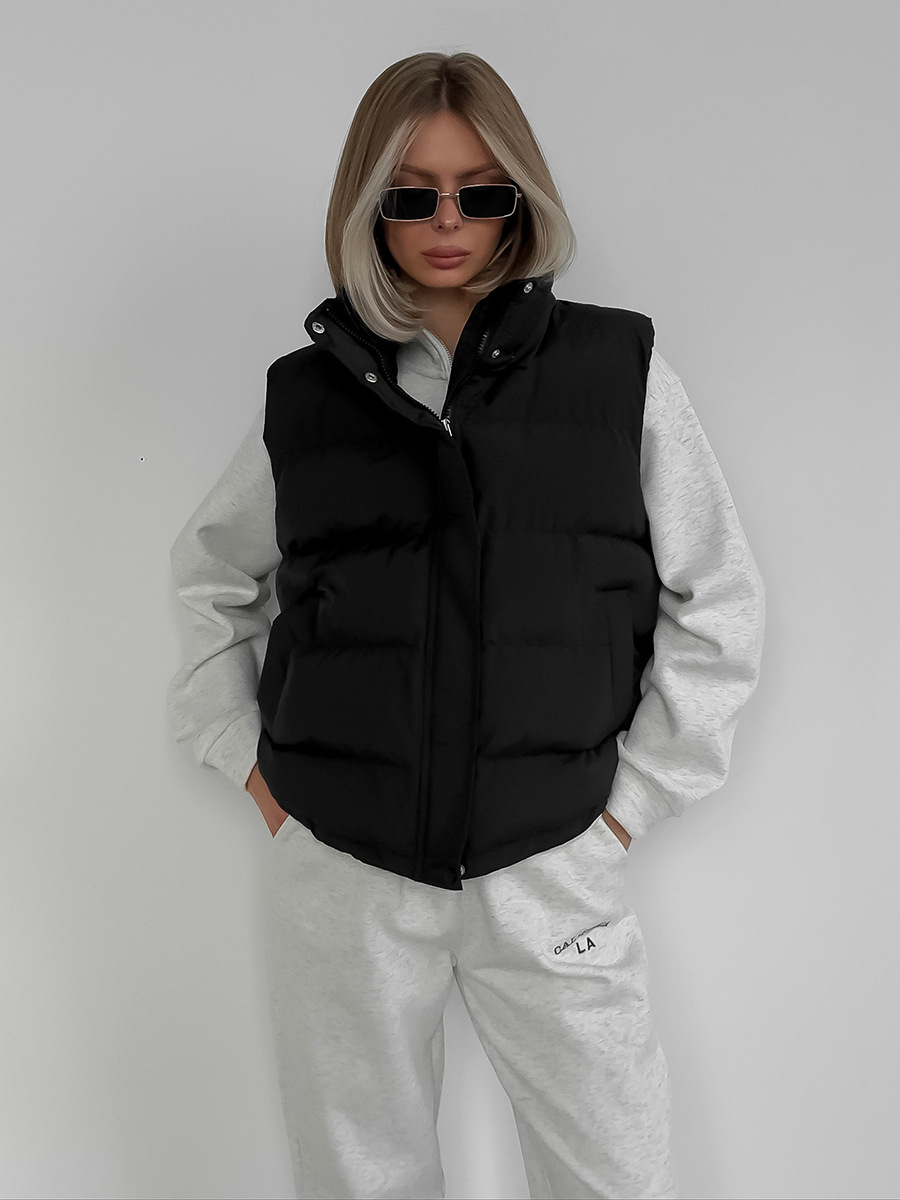 Damska jesienno-zimowa bezręka – Puffer Vest Fashion Women recenzja i cena