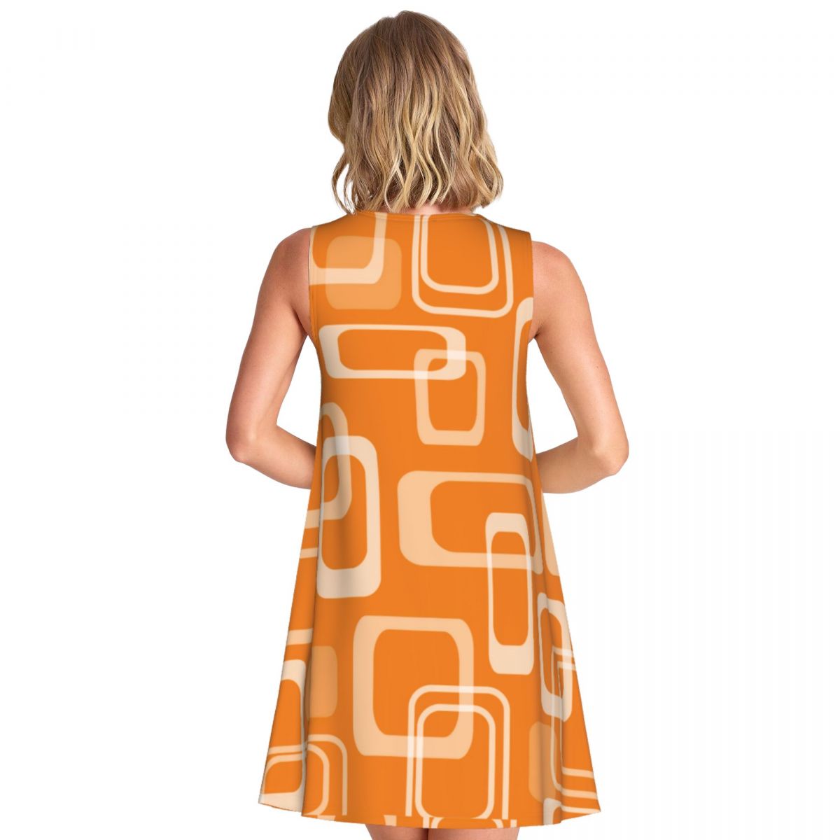 Pomarańczowa sukienka retro w  – Women'S Fashion In The 60S recenzja i cena