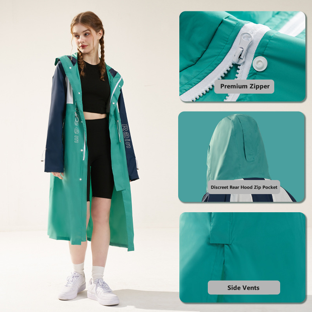 Długi płaszcz damski 2026, wod – Women'S Fashion Raincoat recenzja i cena