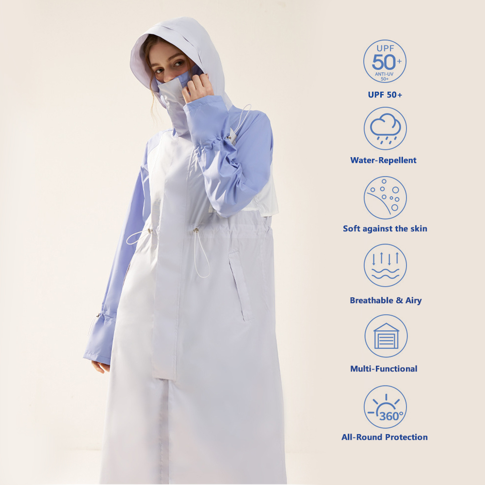 Długi płaszcz damski 2026, wod – Women'S Fashion Raincoat recenzja i cena
