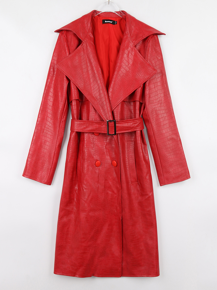 Nerazzurri jesień długa luźna  – Women'S Fashion Raincoat recenzja i cena