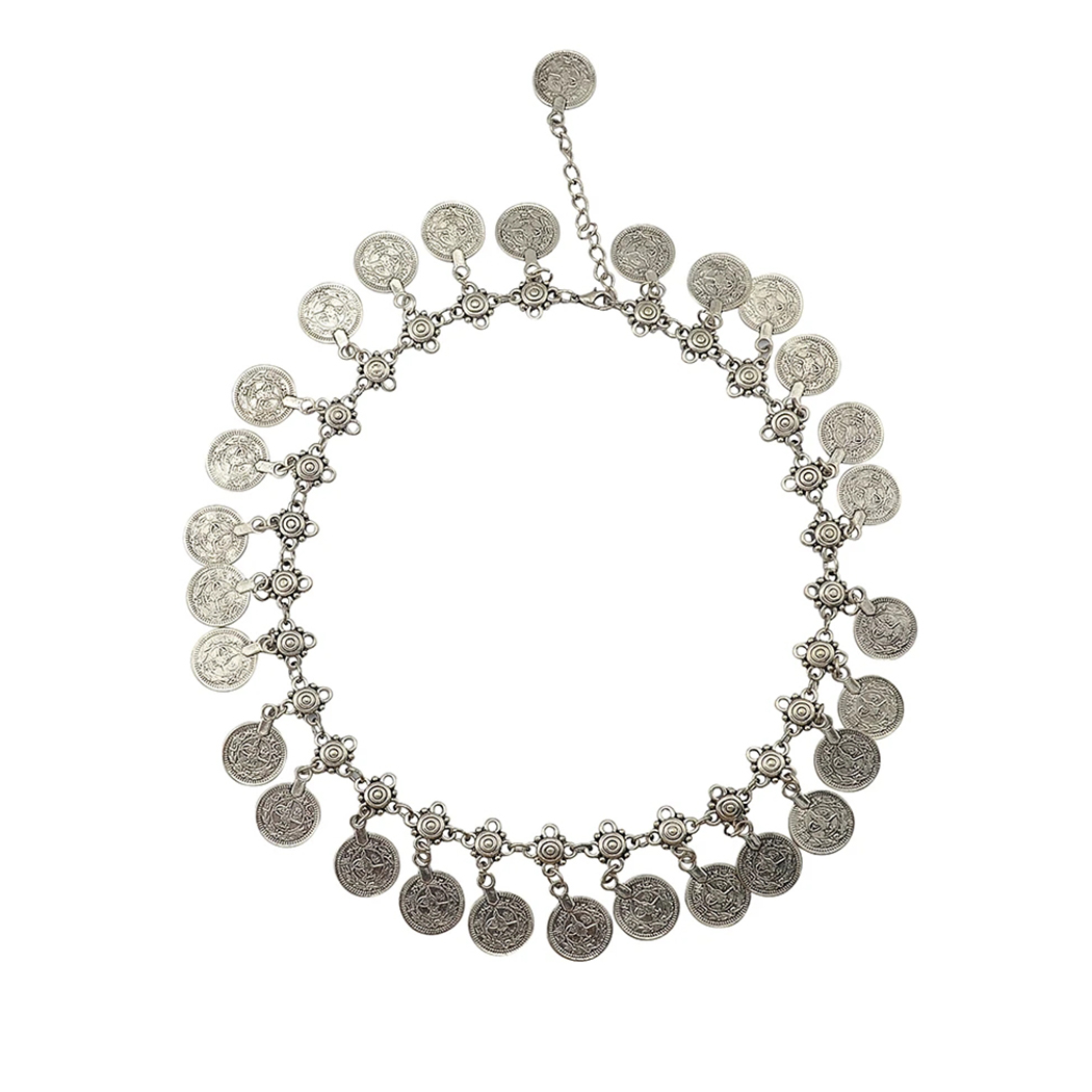 Naszyjnik choker z monetami w  – Women Fashion Pakistan recenzja i cena