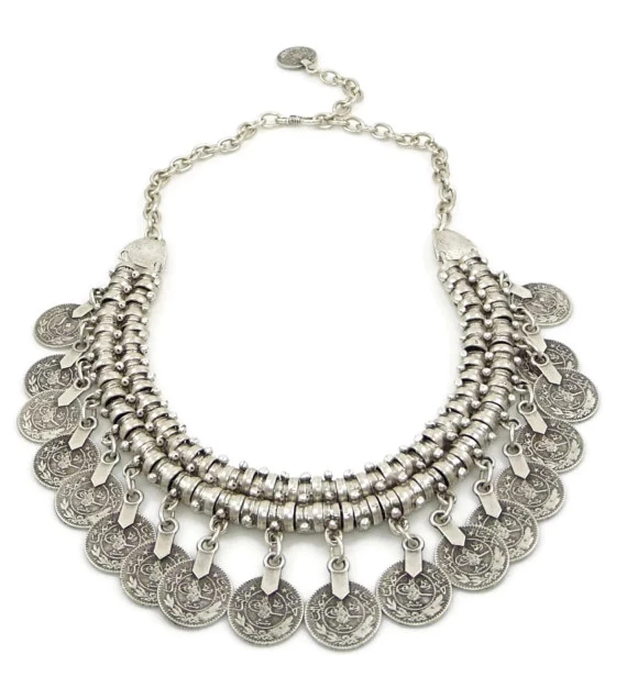 Naszyjnik choker z monetami w  – Women Fashion Pakistan recenzja i cena