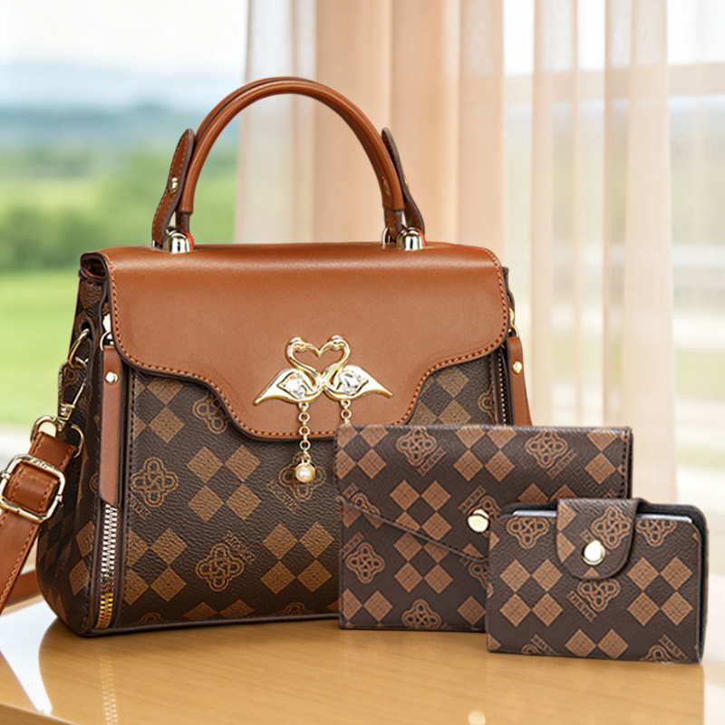 3-częściowy zestaw torebek dam – Crossbody Bag Women recenzja i cena