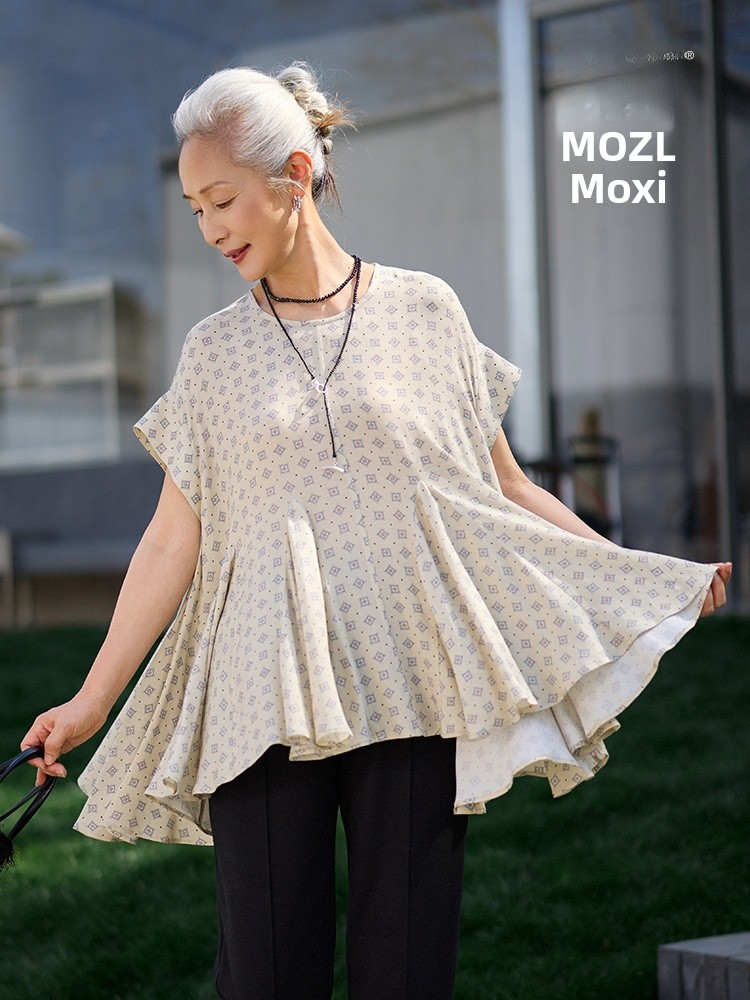 Muzhi Modna letnia koszulka z  – Women'S Fashion Of The 50S recenzja i cena