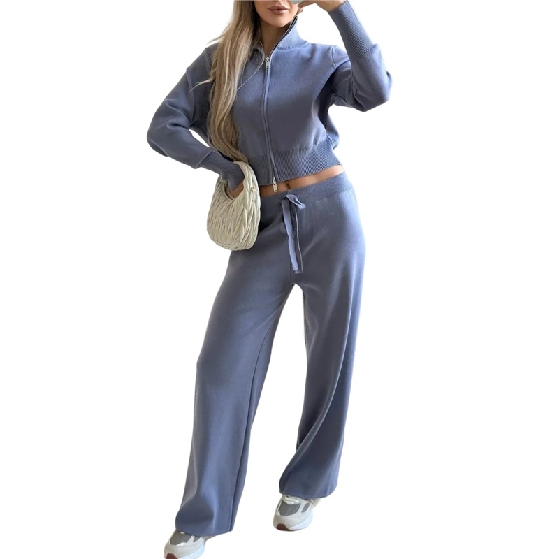 Damski sweter z dzianiny z koł – Women'S Fashion Quarter Zip recenzja i cena