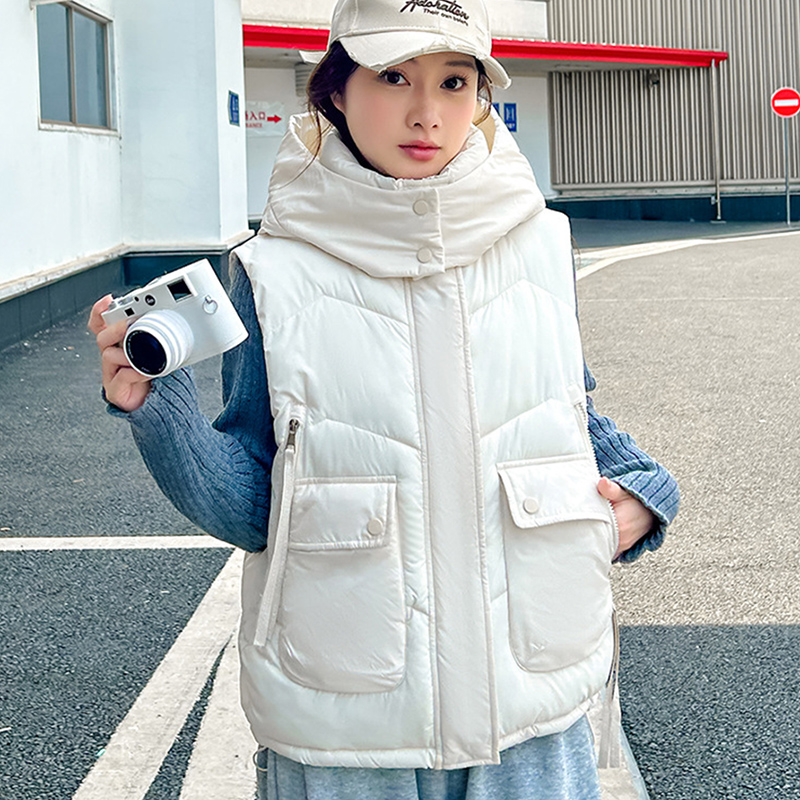 Damska kurtka bez rękawów z ka – Puffer Vest Fashion Women recenzja i cena