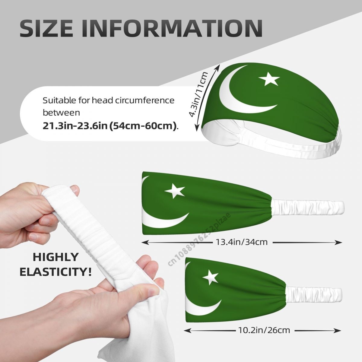 Opaski na głowę z flagą Pakist – Women Fashion Pakistan recenzja i cena