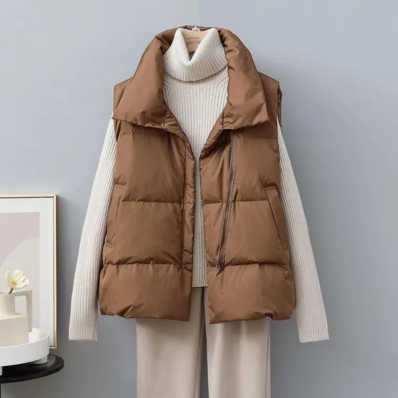 Nowe, ciepłe, krótkie kamizelk – Puffer Vest Fashion Women recenzja i cena