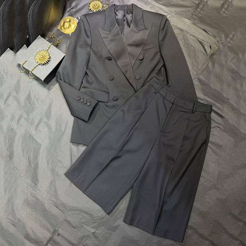 Damska satynowa dwurzędowa mar – Blazer Women Oversized recenzja i cena