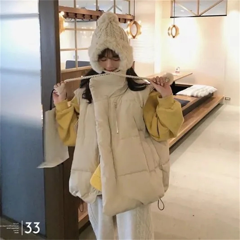 2024 nowa koreańska kamizelka  – Puffer Vest Fashion Women recenzja i cena