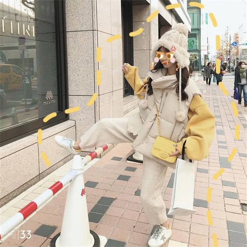 2024 nowa koreańska kamizelka  – Puffer Vest Fashion Women recenzja i cena