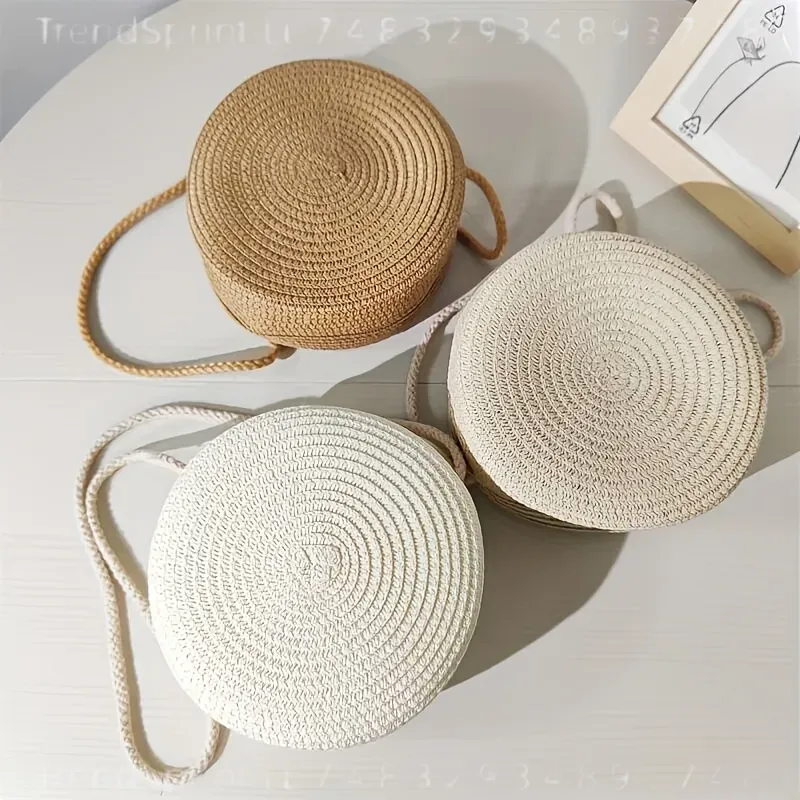 Okrągła tkana torba na ramię z – Crossbody Bag Women recenzja i cena