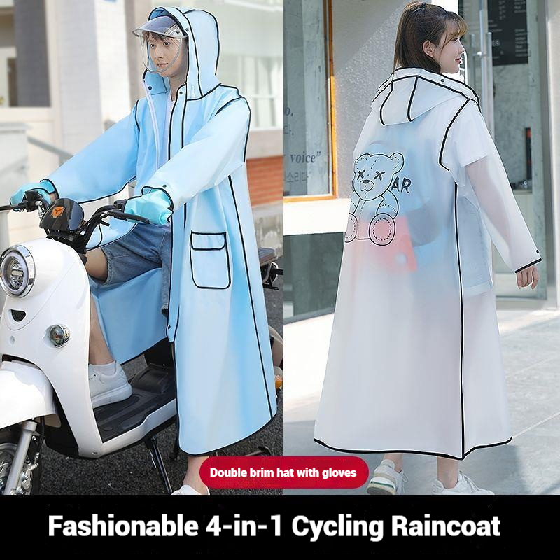 Czarna moda dla dorosłych wodo – Women'S Fashion Raincoat recenzja i cena